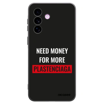 Picasee silikonski črni ovitek za Samsung Galaxy A57 5G - More PLASTENCIAGA