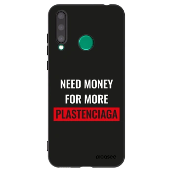 Picasee silikonski črni ovitek za Honor 20 Lite - More PLASTENCIAGA