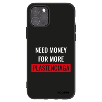 Picasee silikonski črni ovitek za Apple iPhone 11 Pro - More PLASTENCIAGA