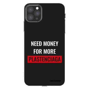 Picasee silikonski prozorni ovitek za Apple iPhone 11 Pro Max - More PLASTENCIAGA