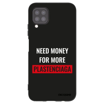 Picasee silikonski črni ovitek za Huawei P40 Lite - More PLASTENCIAGA