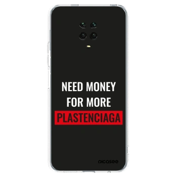 Picasee silikonski prozorni ovitek za Xiaomi Redmi Note 9S - More PLASTENCIAGA