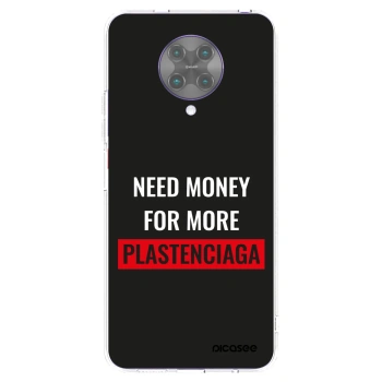 Picasee silikonski prozorni ovitek za Xiaomi Poco F2 Pro - More PLASTENCIAGA