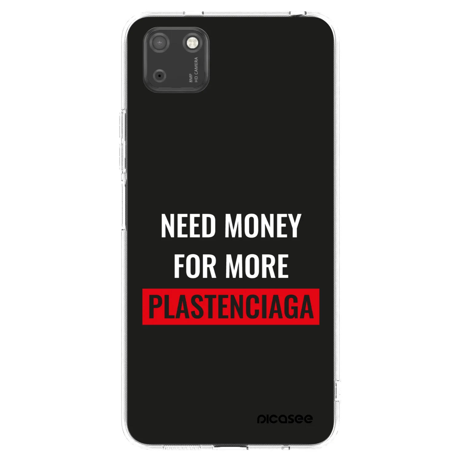Picasee silikonski prozorni ovitek za Huawei Y5P - More PLASTENCIAGA