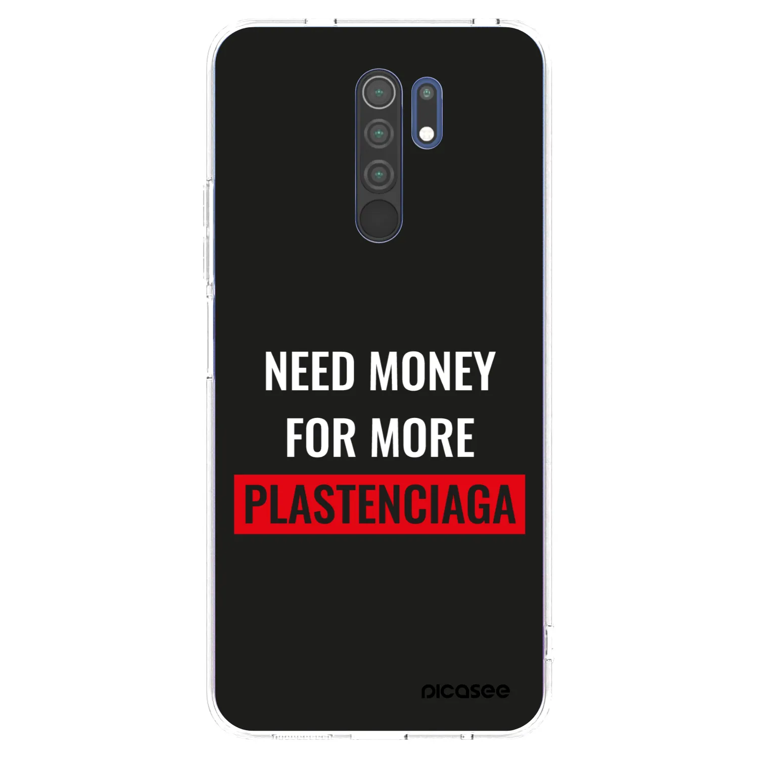 Picasee silikonski prozorni ovitek za Xiaomi Redmi 9 - More PLASTENCIAGA