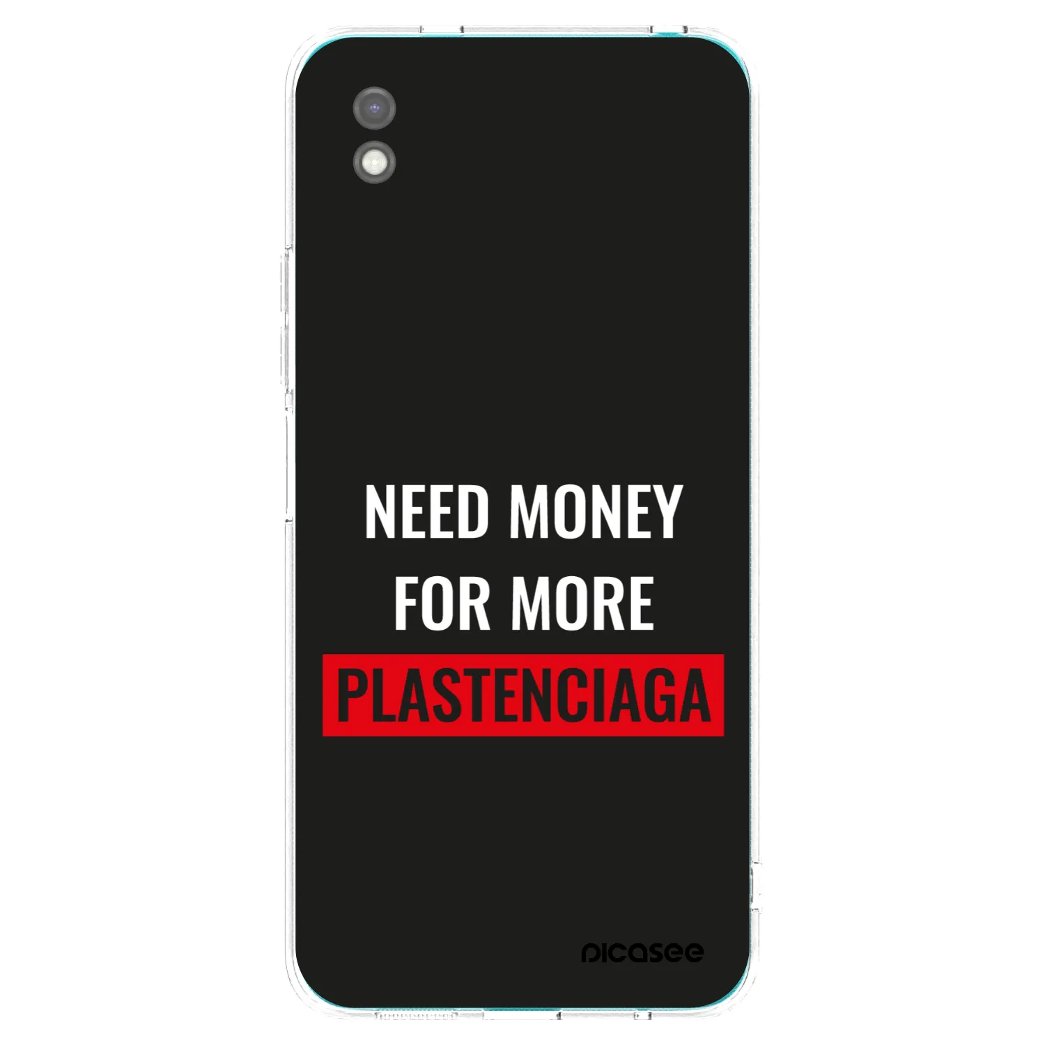 Picasee silikonski črni ovitek za Xiaomi Redmi 9A - More PLASTENCIAGA