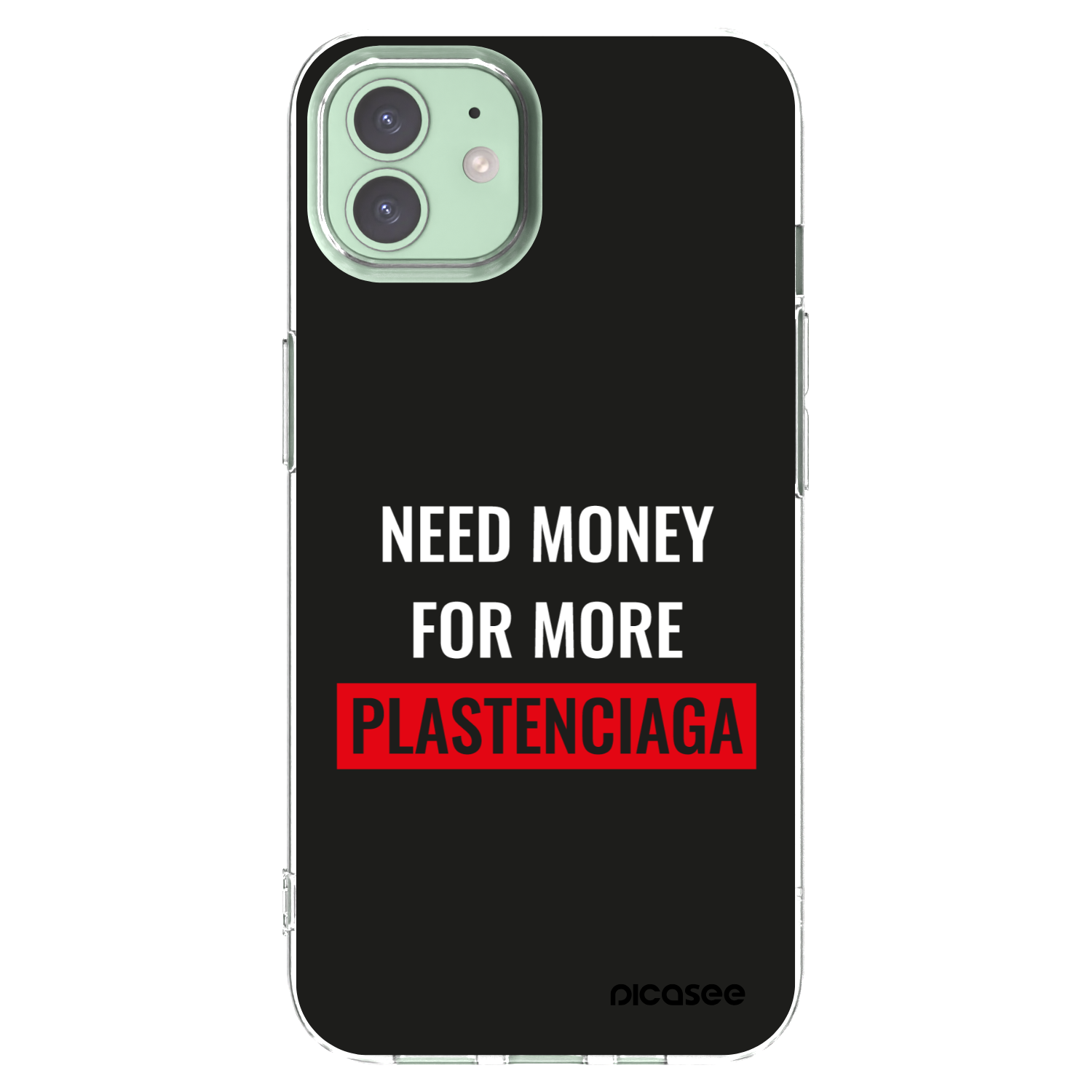 Picasee silikonski prozorni ovitek za Apple iPhone 12 Pro - More PLASTENCIAGA