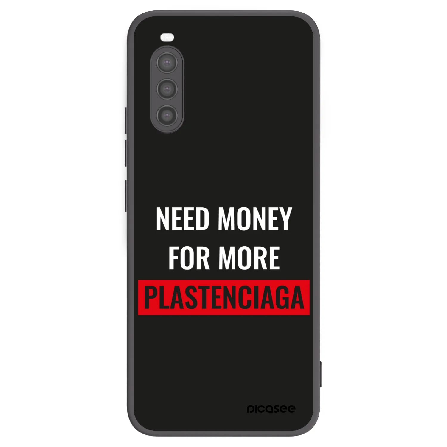 Picasee silikonski črni ovitek za Sony Xperia 10 II - More PLASTENCIAGA
