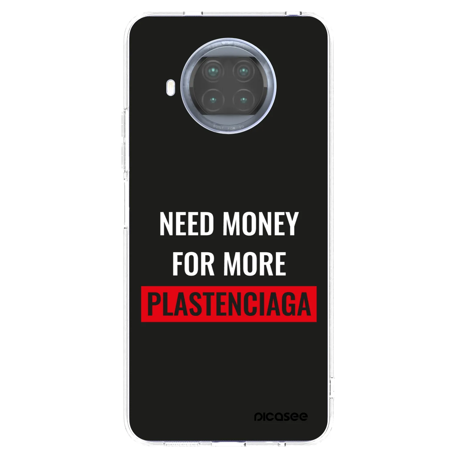 Picasee silikonski prozorni ovitek za Xiaomi Mi 10T Lite - More PLASTENCIAGA