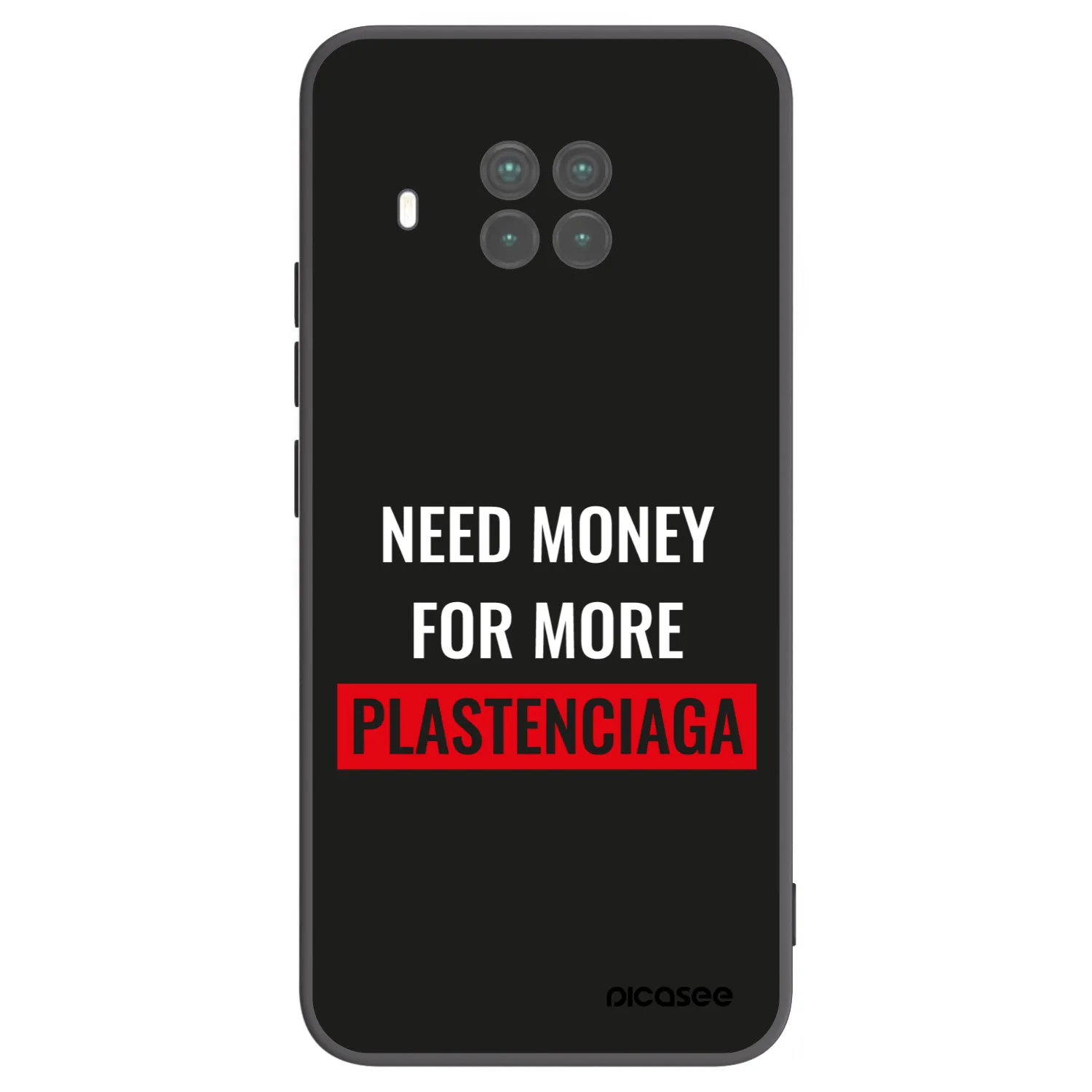 Picasee silikonski črni ovitek za Xiaomi Mi 10T Lite - More PLASTENCIAGA
