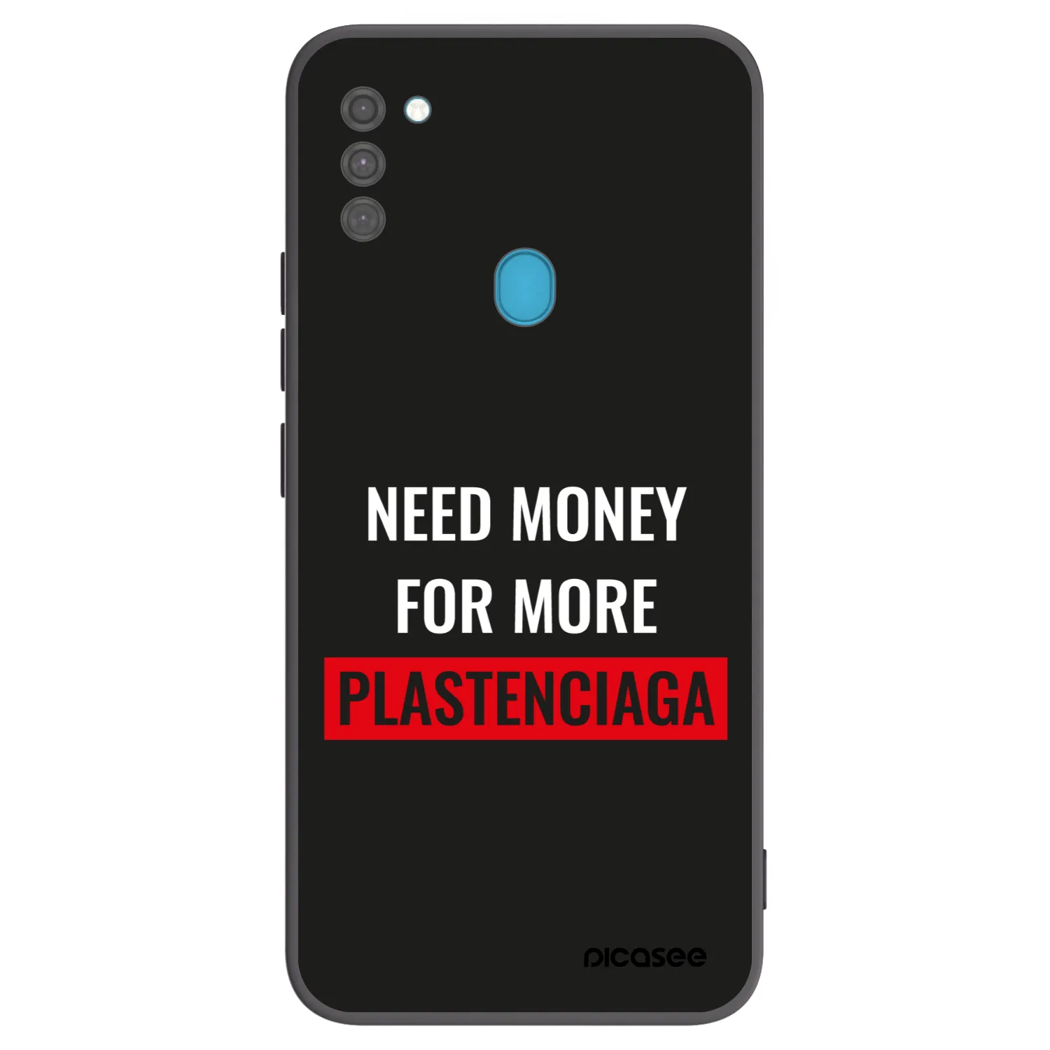 Picasee silikonski črni ovitek za Samsung Galaxy M11 - More PLASTENCIAGA