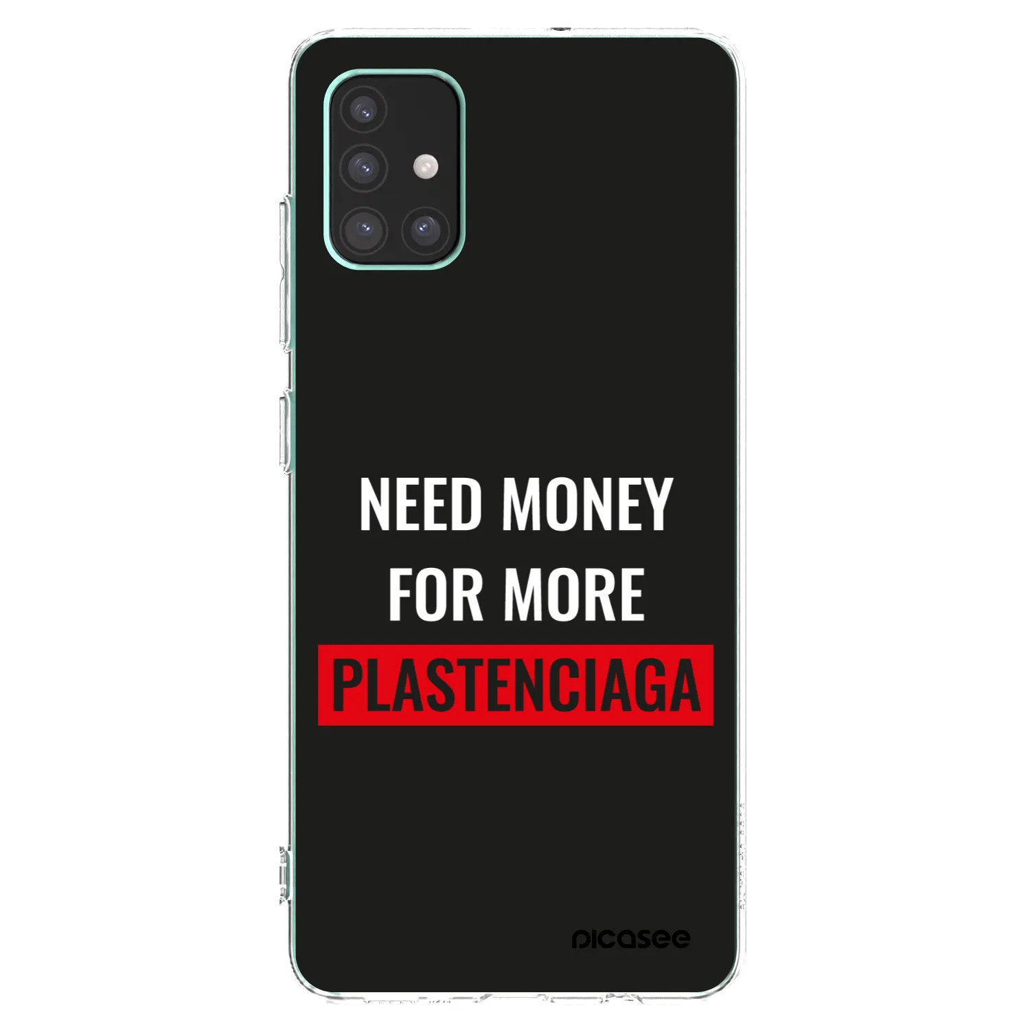 Picasee silikonski prozorni ovitek za Samsung Galaxy M51 M515F - More PLASTENCIAGA