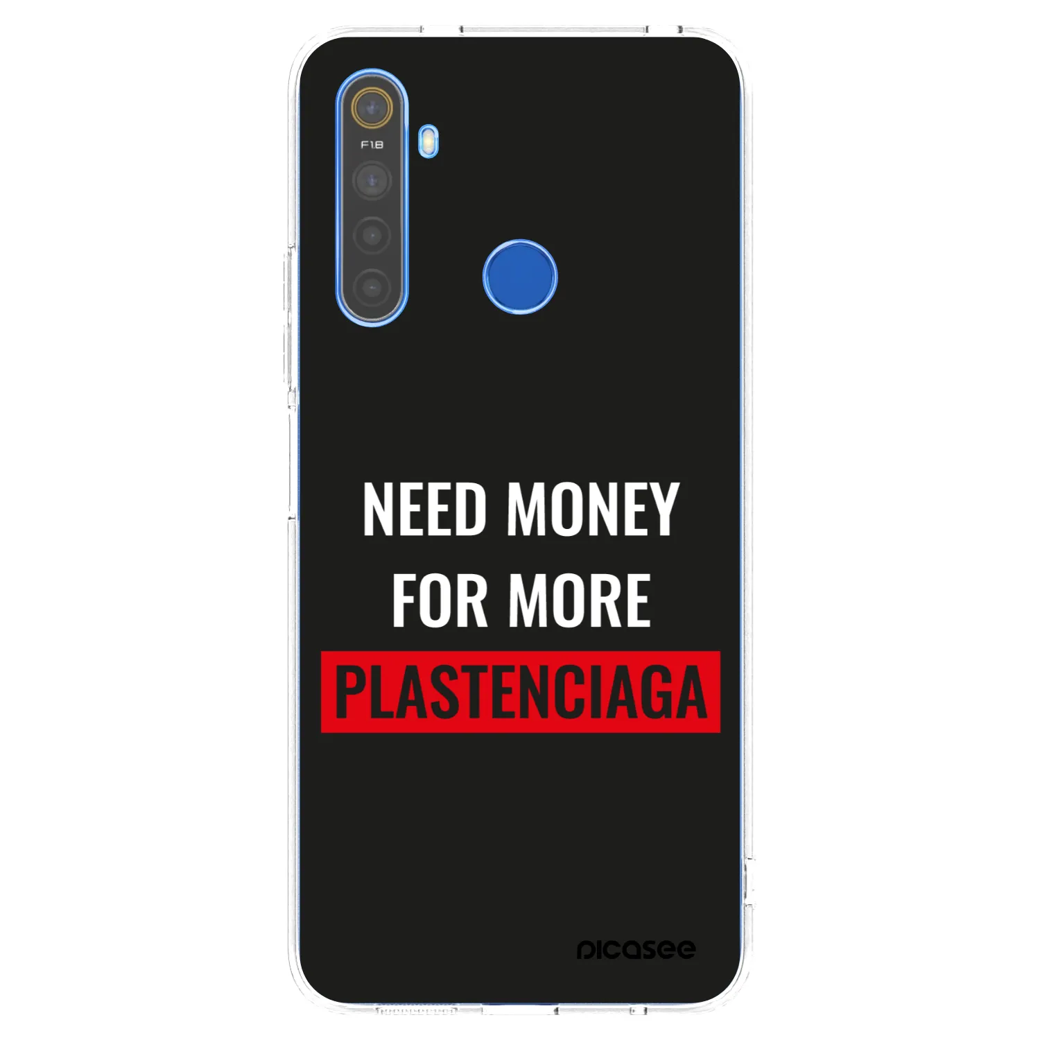 Picasee silikonski prozorni ovitek za Realme 5 - More PLASTENCIAGA