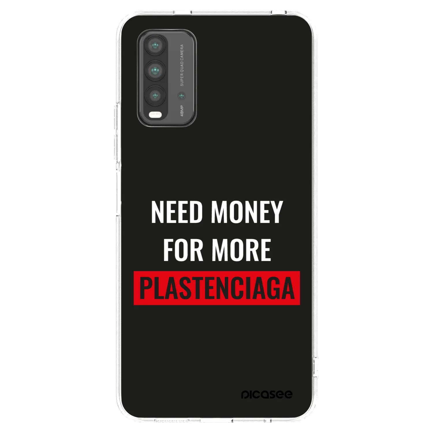 Picasee silikonski prozorni ovitek za Xiaomi Redmi 9T - More PLASTENCIAGA