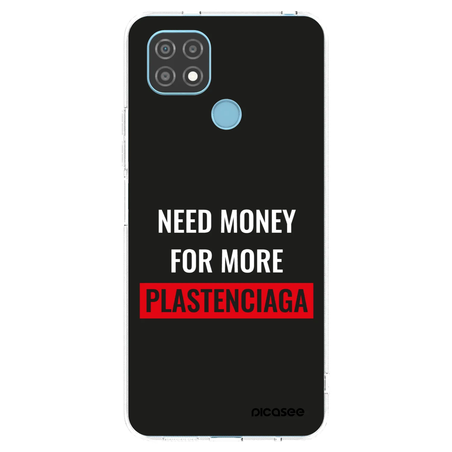 Picasee silikonski prozorni ovitek za Realme C21 - More PLASTENCIAGA