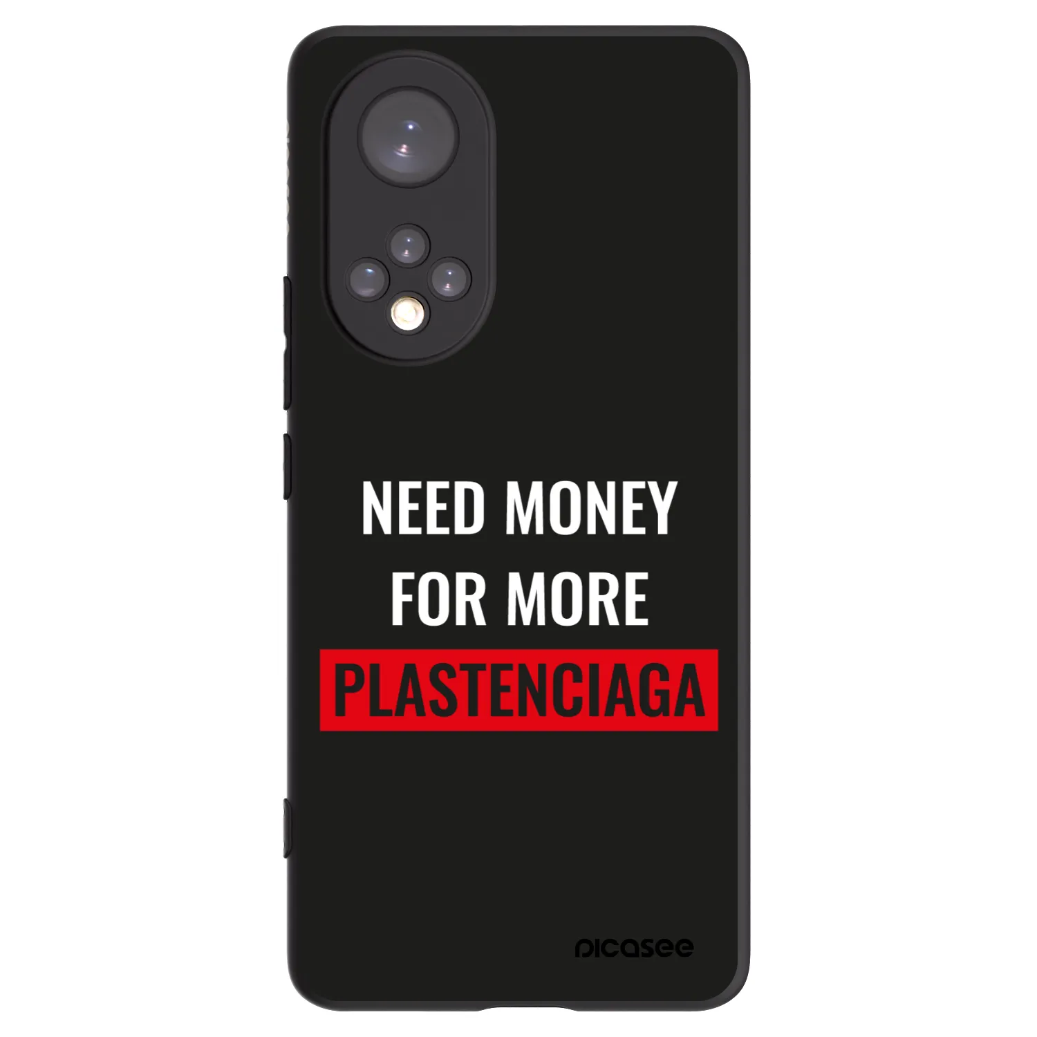 Picasee silikonski črni ovitek za Huawei Nova 9 - More PLASTENCIAGA