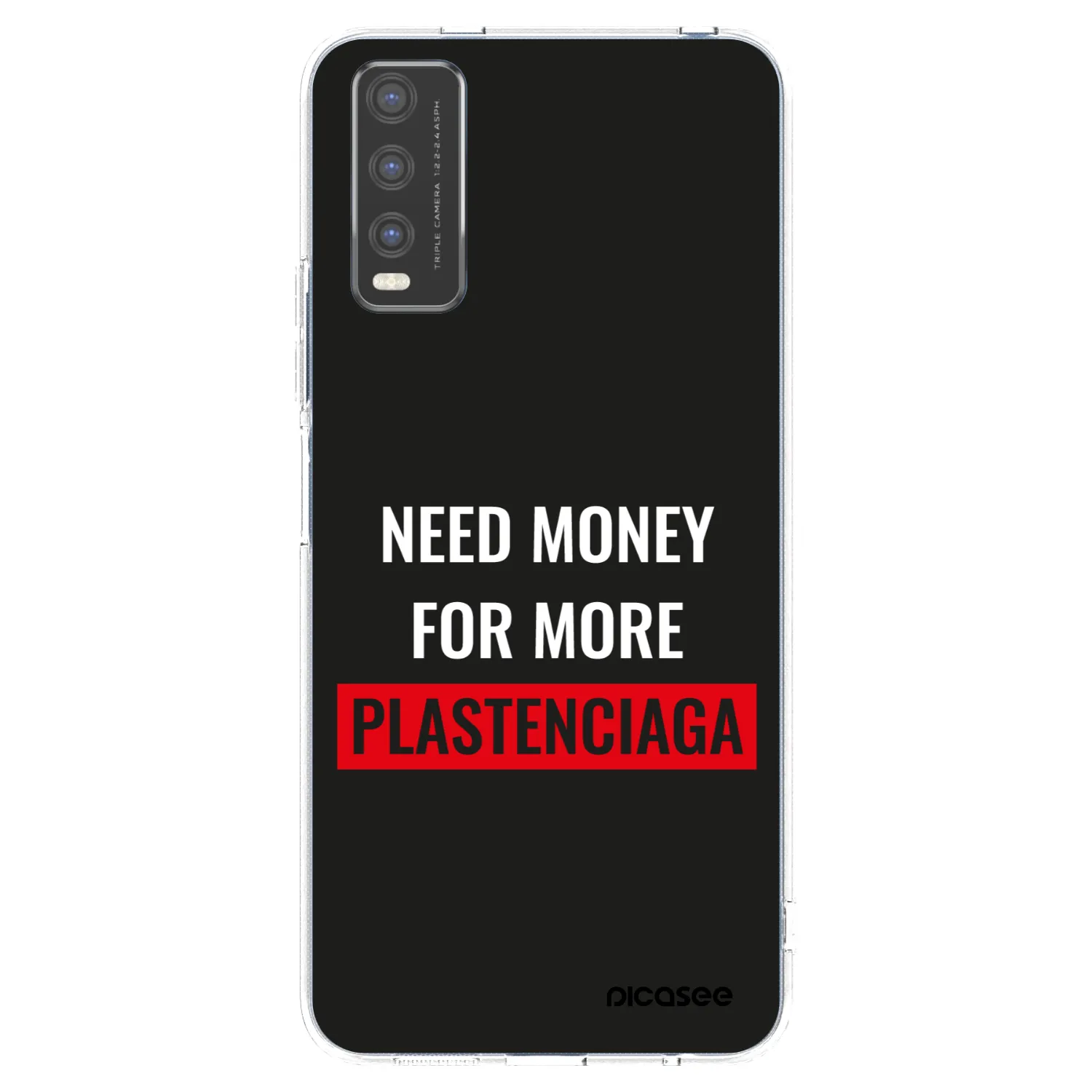 Picasee silikonski prozorni ovitek za Vivo Y20s - More PLASTENCIAGA