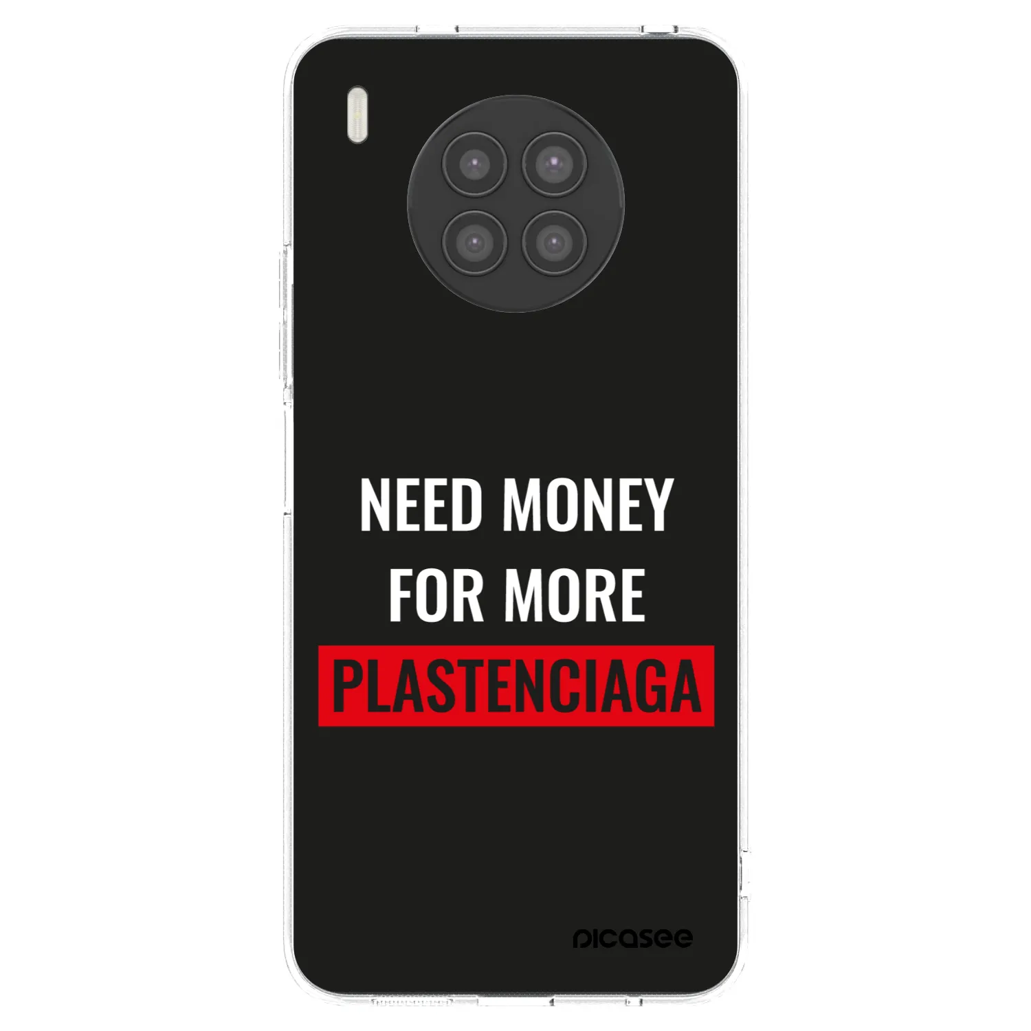 Picasee silikonski prozorni ovitek za Huawei Nova 8i - More PLASTENCIAGA