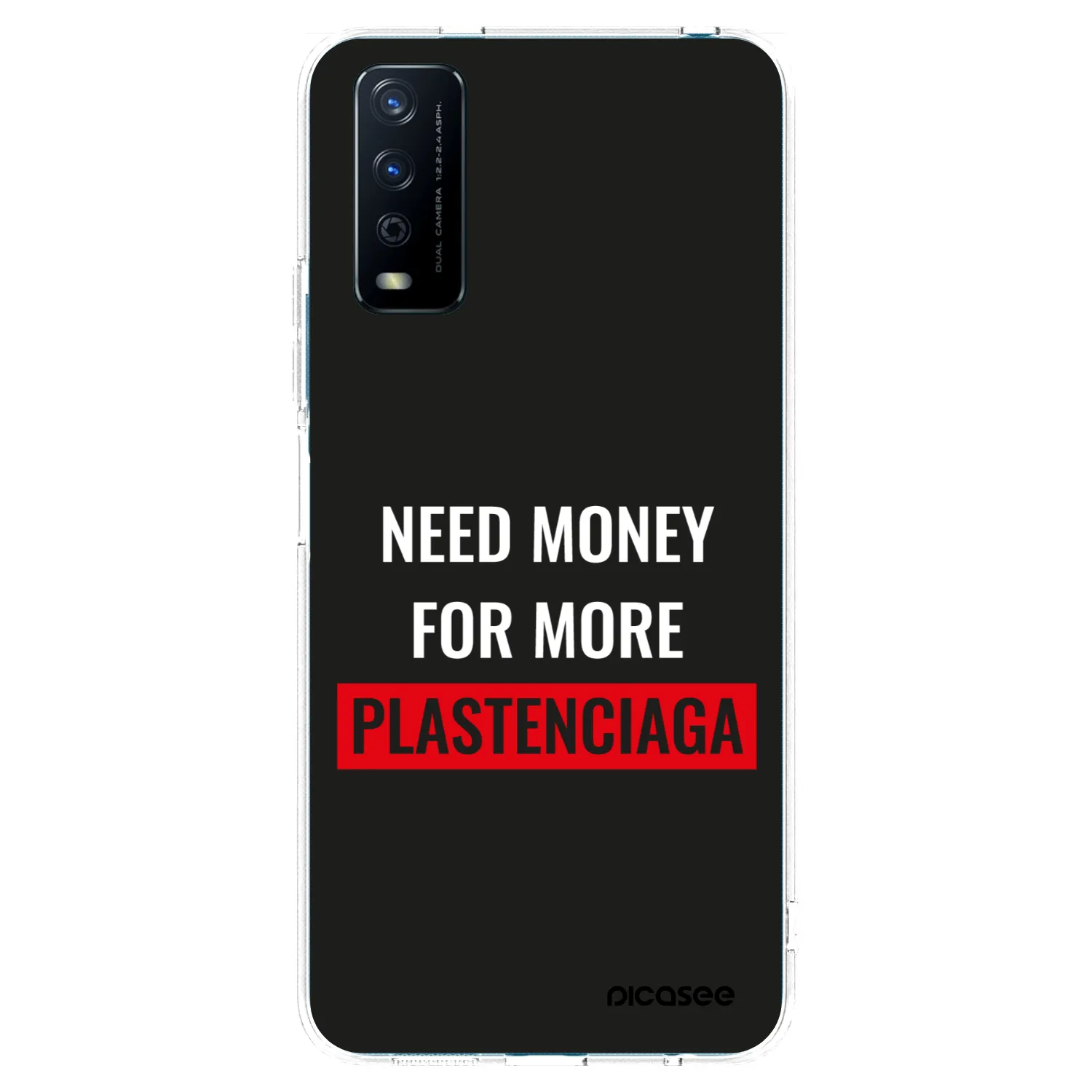 Picasee silikonski prozorni ovitek za Vivo Y11s - More PLASTENCIAGA