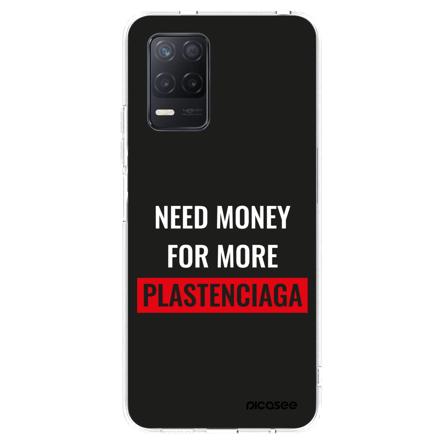 Picasee silikonski prozorni ovitek za Realme 8 5G - More PLASTENCIAGA