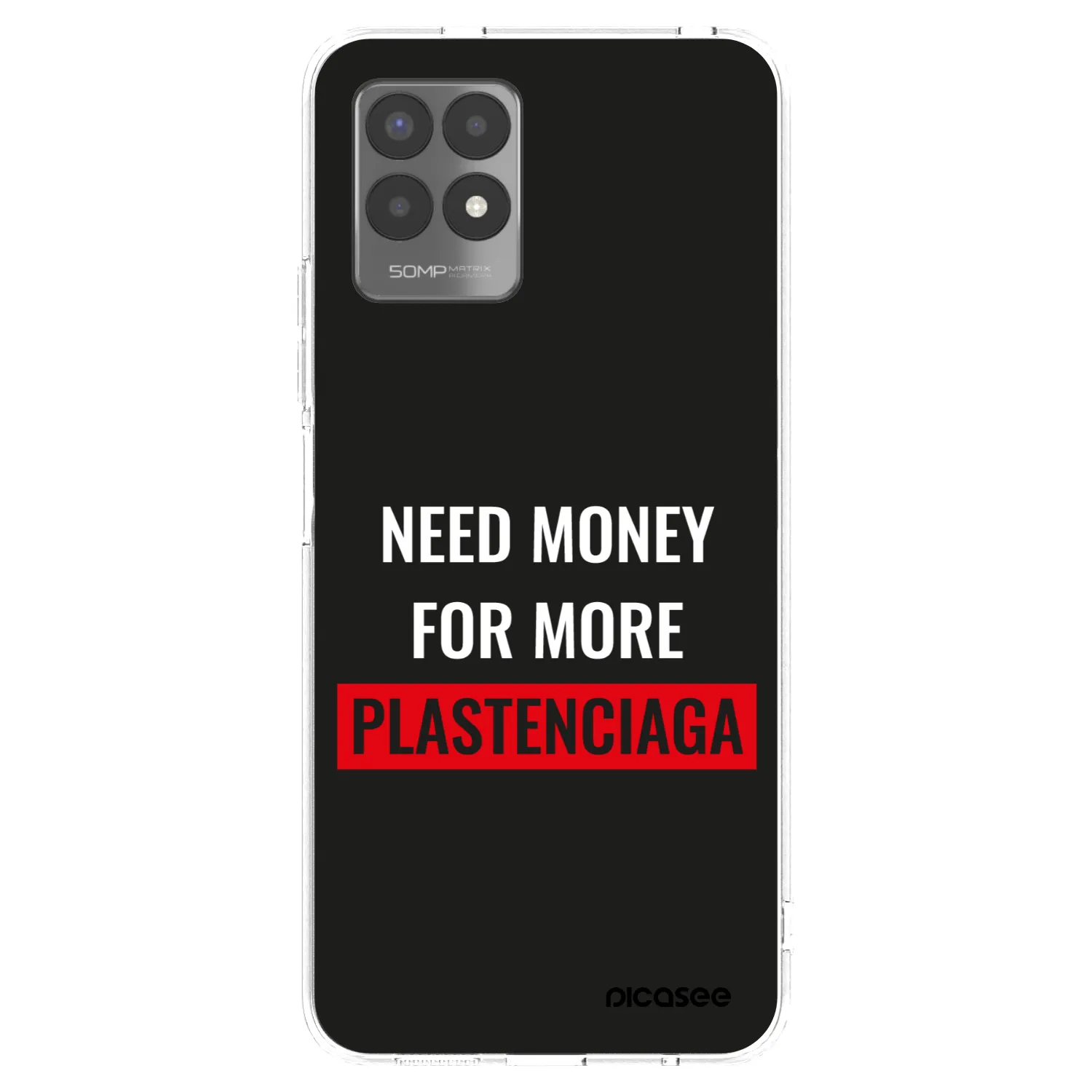 Picasee silikonski prozorni ovitek za Realme 8i - More PLASTENCIAGA