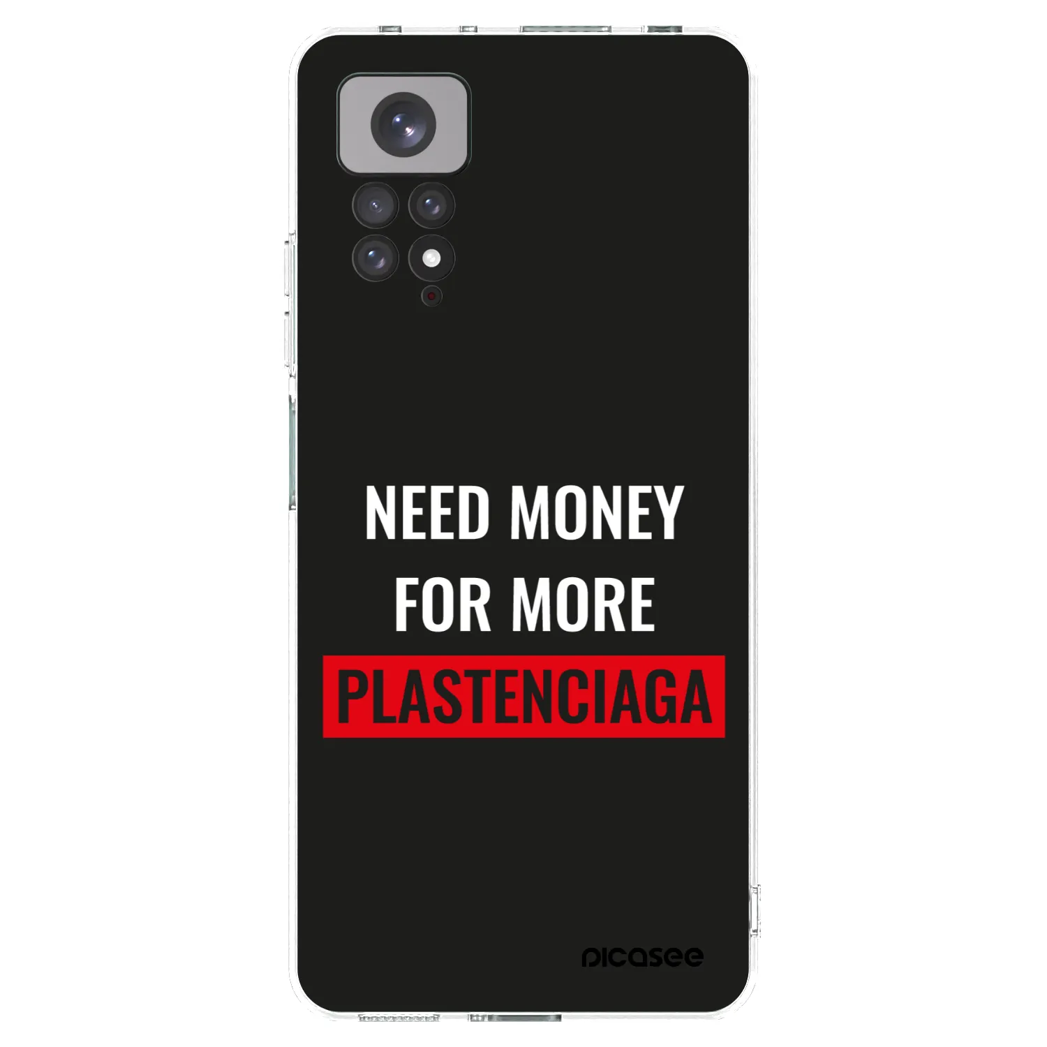 Picasee silikonski prozorni ovitek za Xiaomi Redmi Note 11S 4G - More PLASTENCIAGA