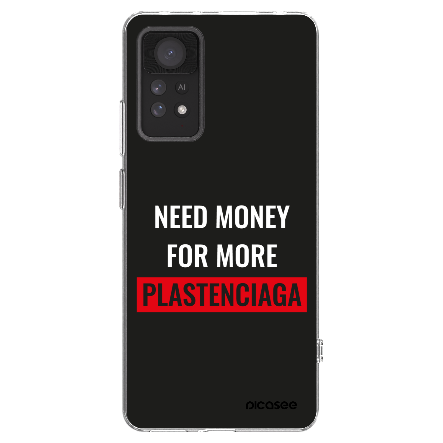 Picasee silikonski prozorni ovitek za Xiaomi Redmi Note 11 Pro - More PLASTENCIAGA