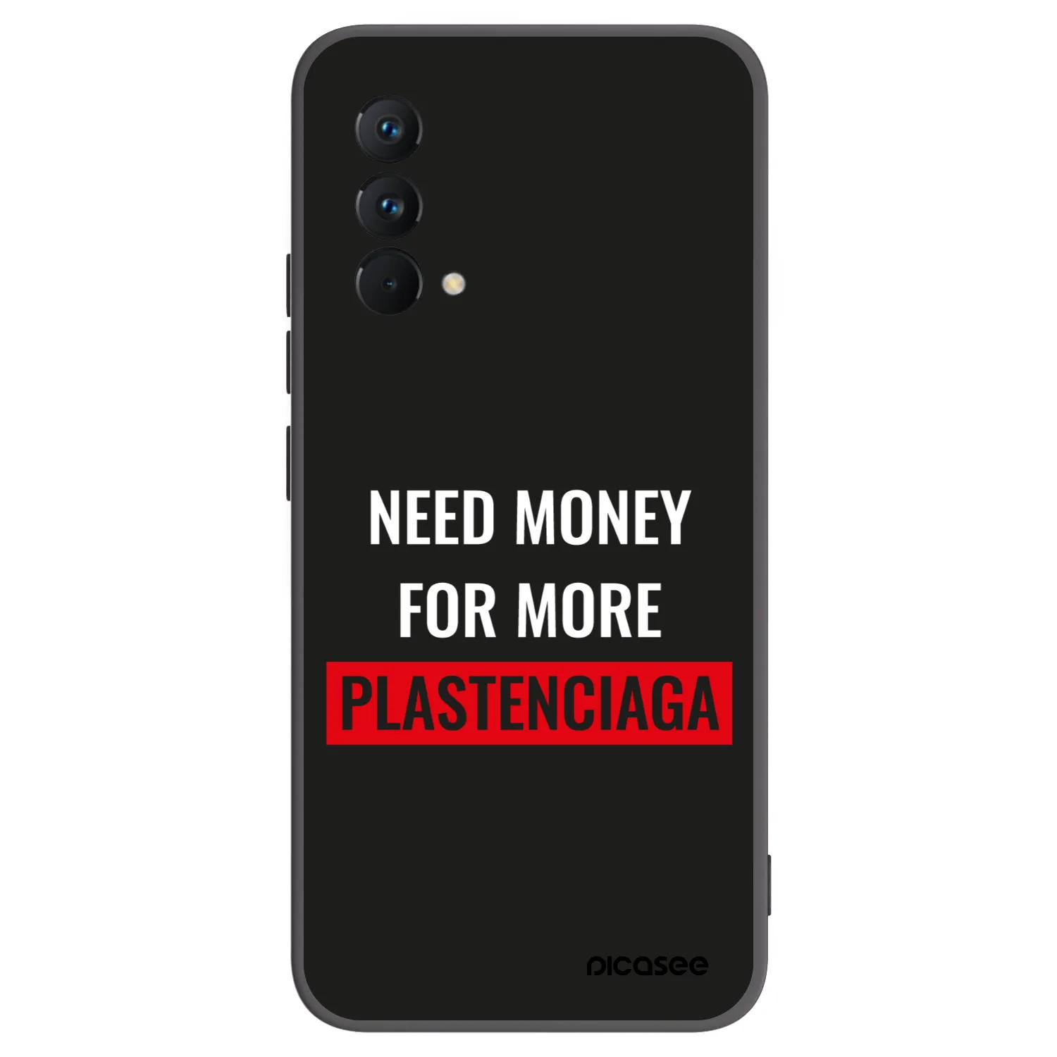 Picasee silikonski črni ovitek za Realme GT Master Edition 5G - More PLASTENCIAGA