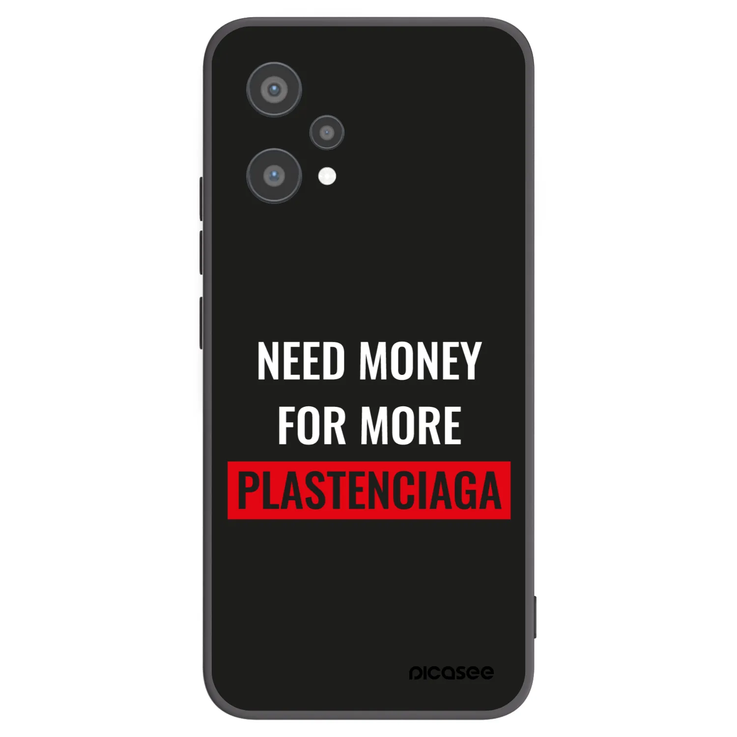 Picasee silikonski črni ovitek za Realme 9 Pro 5G - More PLASTENCIAGA