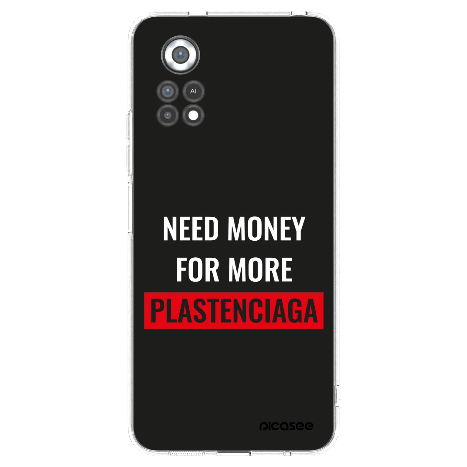 Picasee silikonski prozorni ovitek za Xiaomi Poco X4 Pro 5G - More PLASTENCIAGA