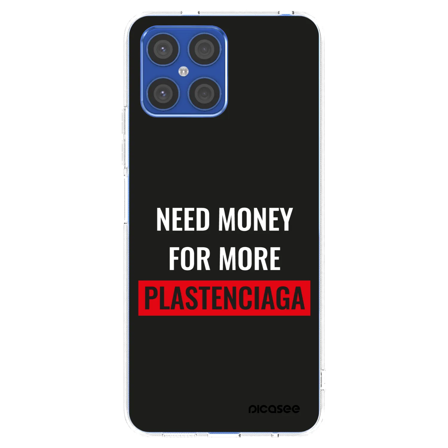 Picasee silikonski prozorni ovitek za Honor X8 4G - More PLASTENCIAGA
