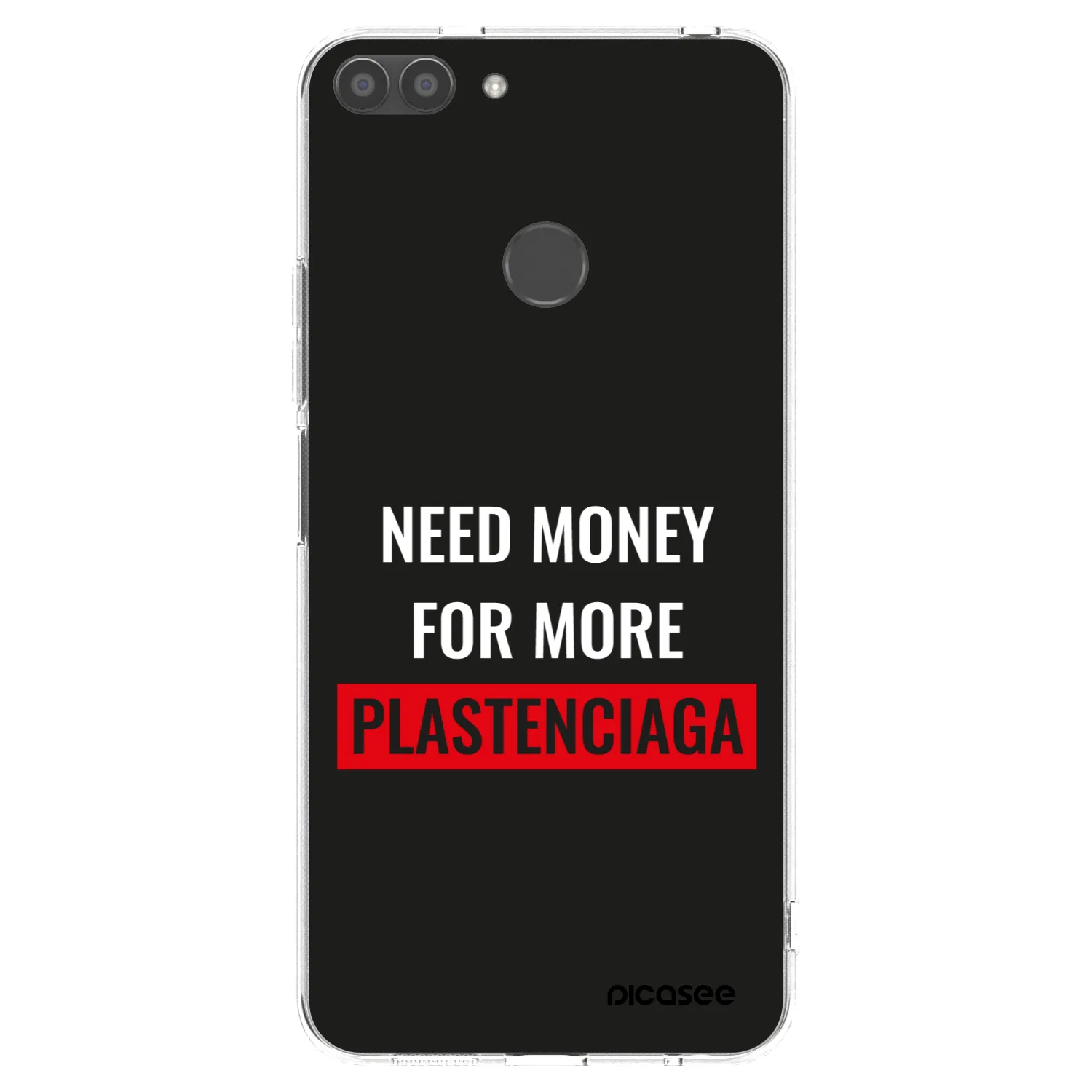 Picasee silikonski prozorni ovitek za Huawei P Smart - More PLASTENCIAGA