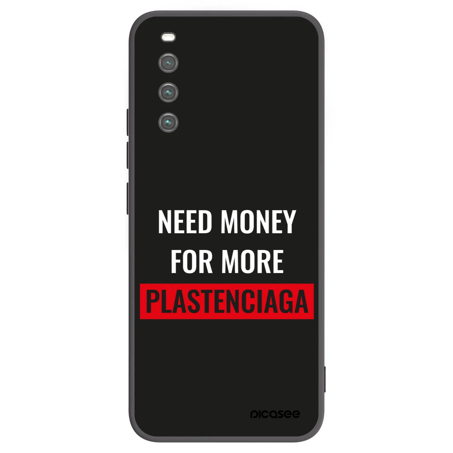 Picasee silikonski črni ovitek za Sony Xperia 10 IV 5G - More PLASTENCIAGA