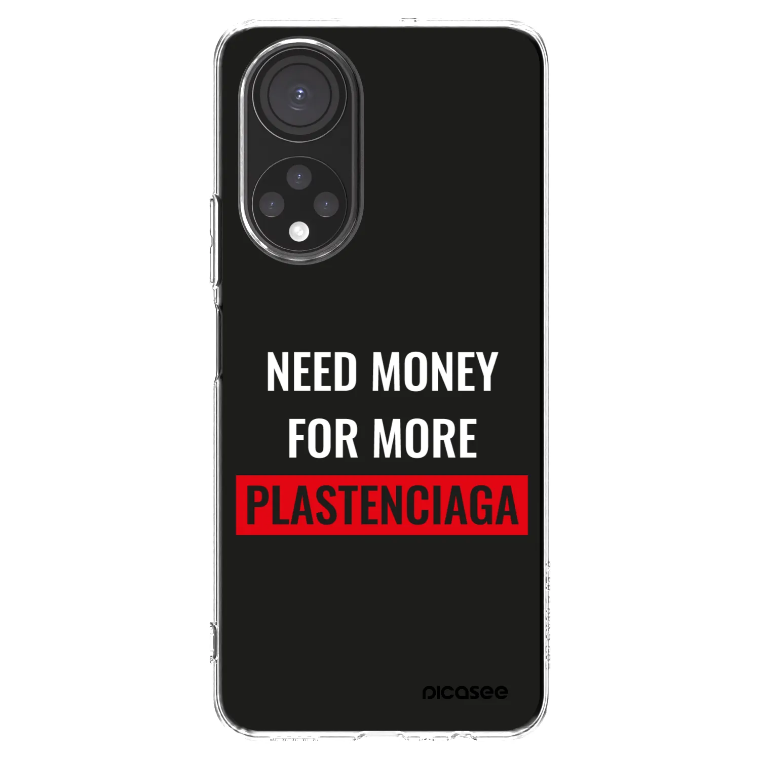 Picasee silikonski prozorni ovitek za Honor X7 - More PLASTENCIAGA