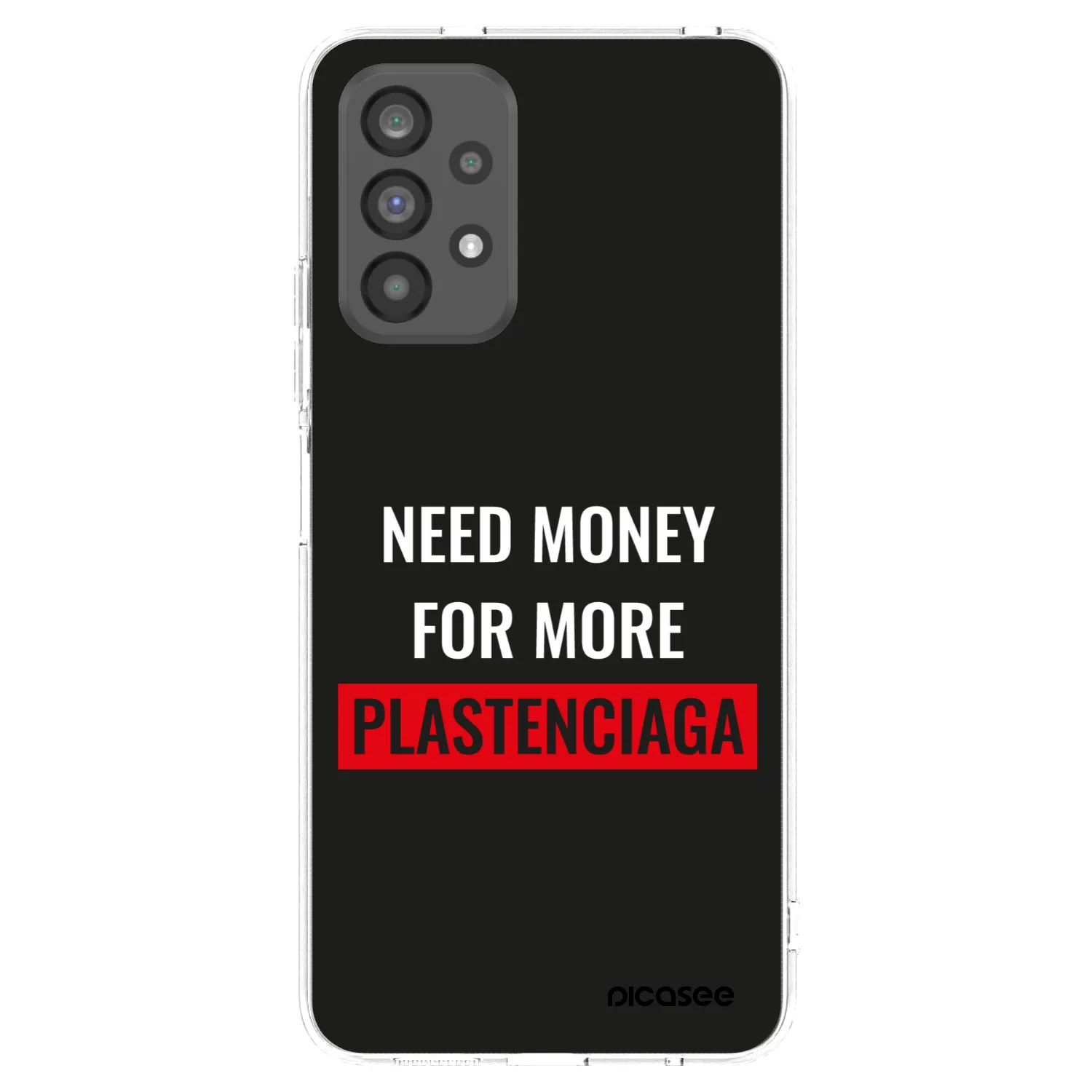 Picasee silikonski prozorni ovitek za Samsung Galaxy A73 5G - More PLASTENCIAGA