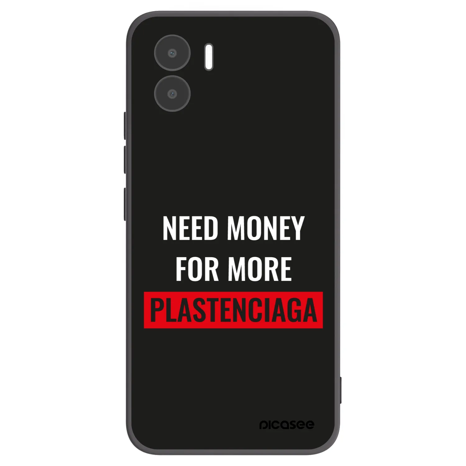 Picasee silikonski črni ovitek za Xiaomi Redmi A1 - More PLASTENCIAGA