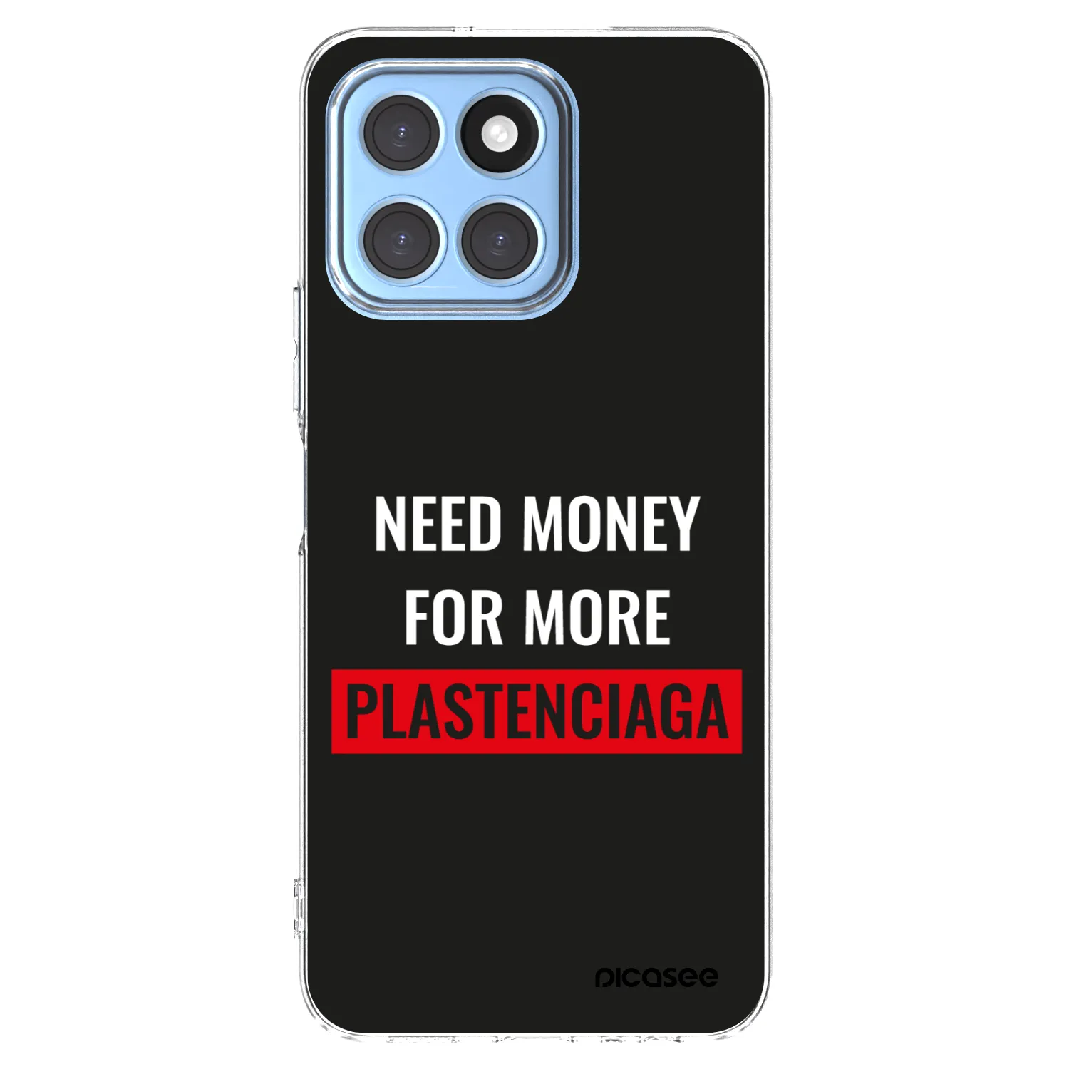 Picasee silikonski prozorni ovitek za Honor X8 5G - More PLASTENCIAGA