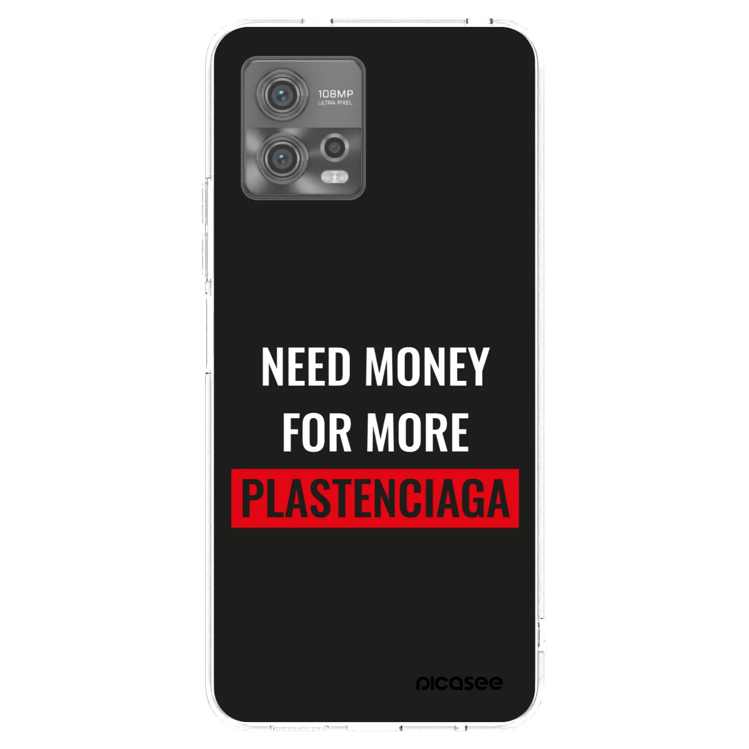 Picasee silikonski prozorni ovitek za Motorola Moto G72 - More PLASTENCIAGA