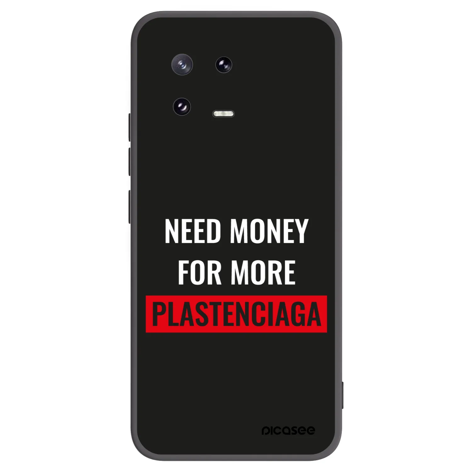 Picasee silikonski črni ovitek za Xiaomi 13 Pro - More PLASTENCIAGA