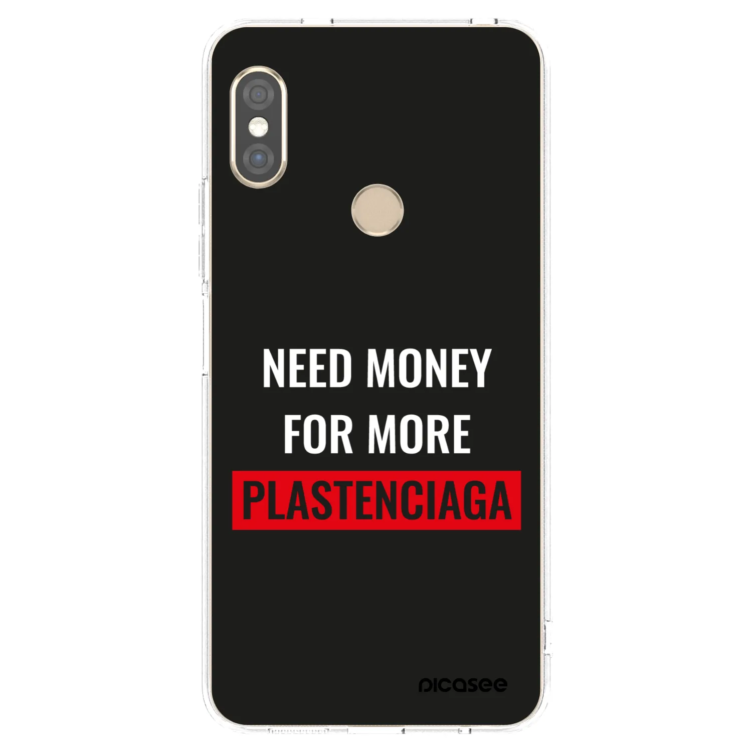 Picasee silikonski prozorni ovitek za Xiaomi Redmi Note 5 Global - More PLASTENCIAGA