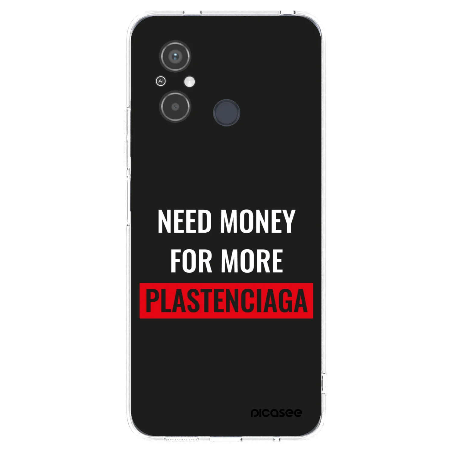 Picasee silikonski prozorni ovitek za Xiaomi Redmi 12C - More PLASTENCIAGA