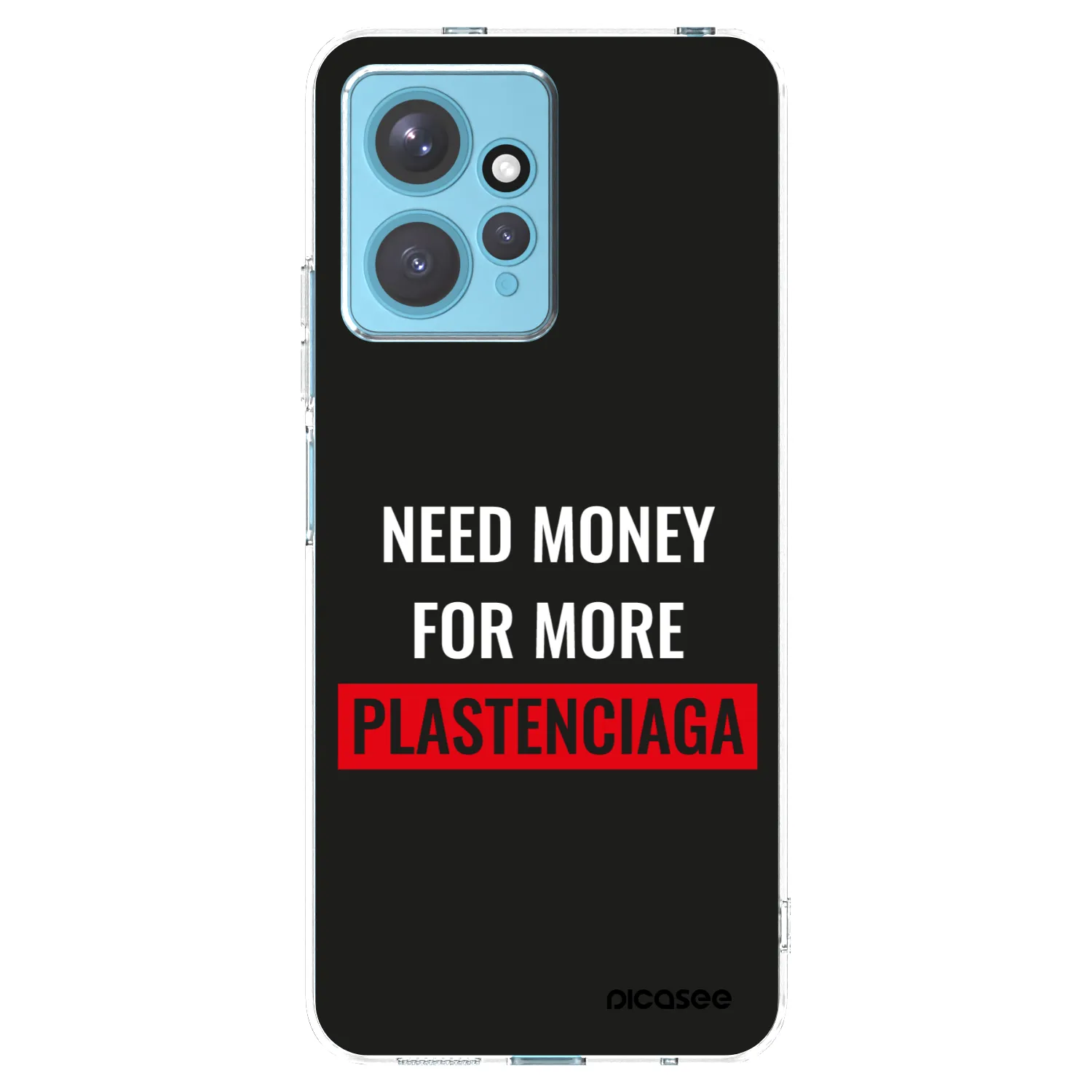 Picasee silikonski prozorni ovitek za Xiaomi Redmi Note 12 4G - More PLASTENCIAGA