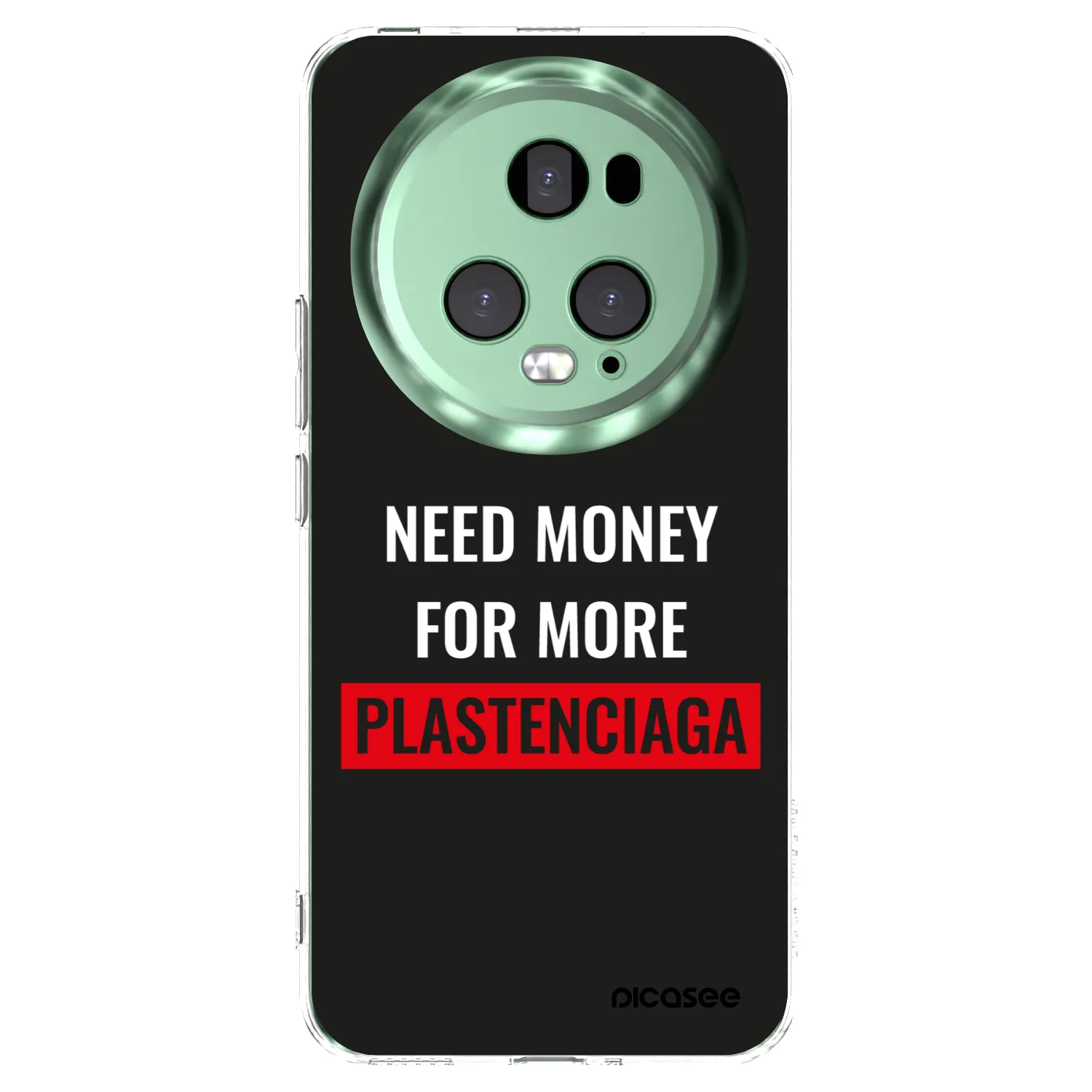 Picasee silikonski prozorni ovitek za Honor Magic5 Pro - More PLASTENCIAGA