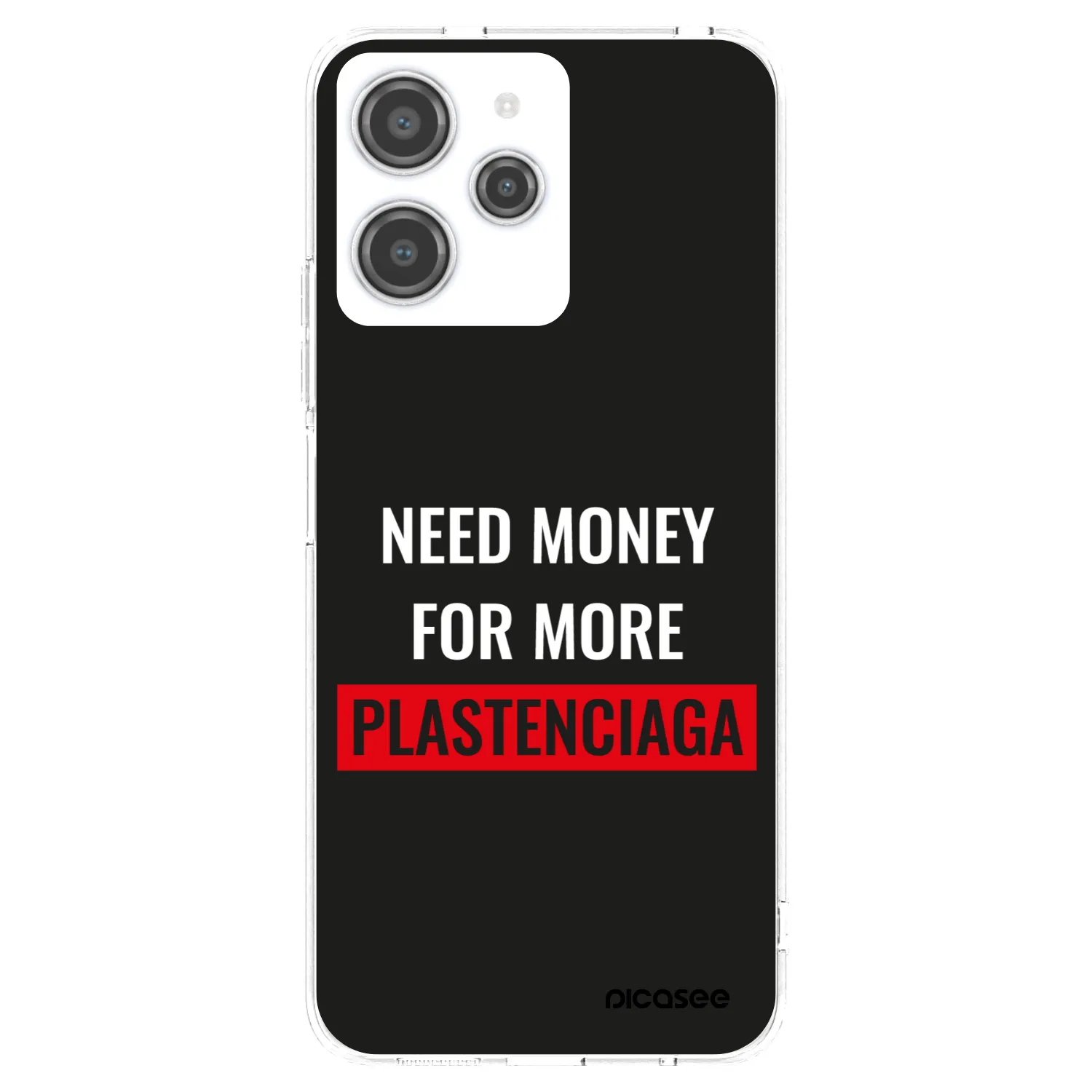 Picasee silikonski prozorni ovitek za Xiaomi Redmi 12 4G - More PLASTENCIAGA