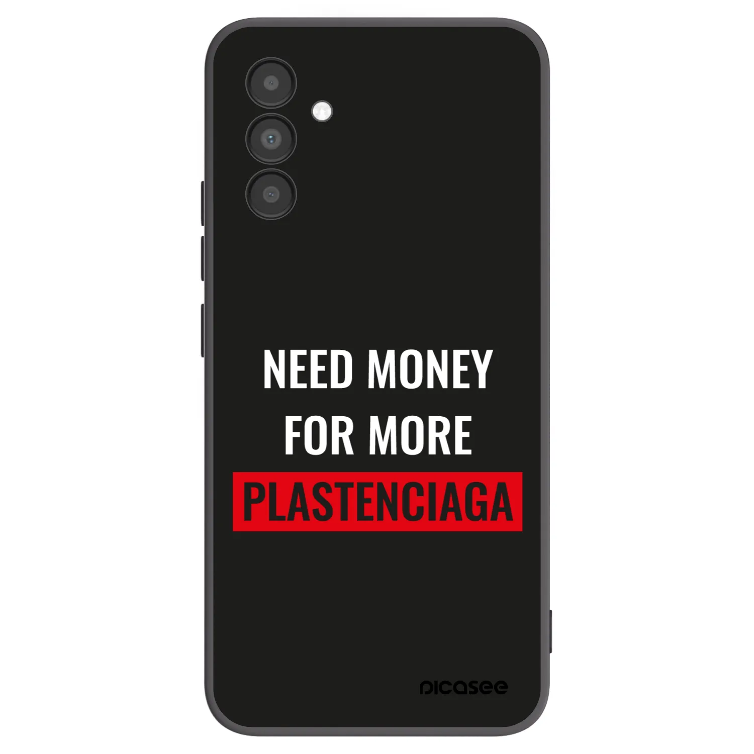 Picasee silikonski črni ovitek za Samsung Galaxy A04s A047F - More PLASTENCIAGA