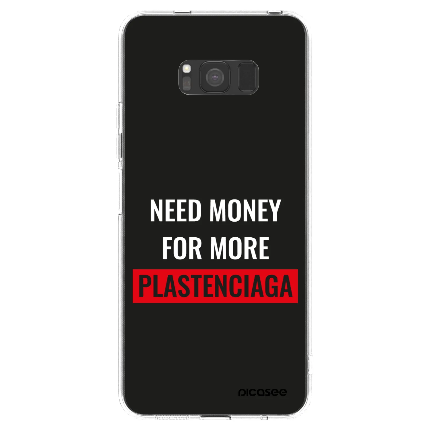 Picasee silikonski prozorni ovitek za Samsung Galaxy S8 G950F - More PLASTENCIAGA