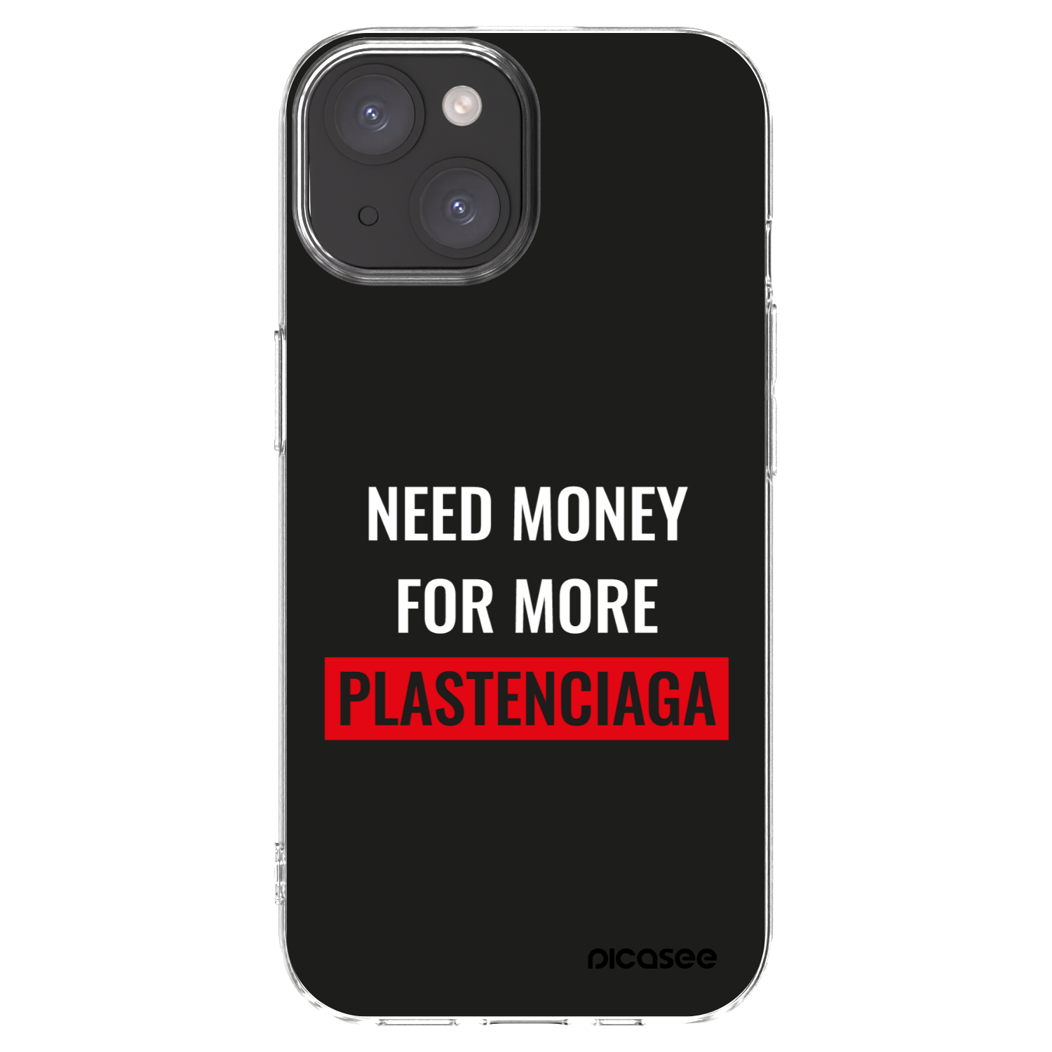 Picasee silikonski prozorni ovitek za Apple iPhone 15 - More PLASTENCIAGA