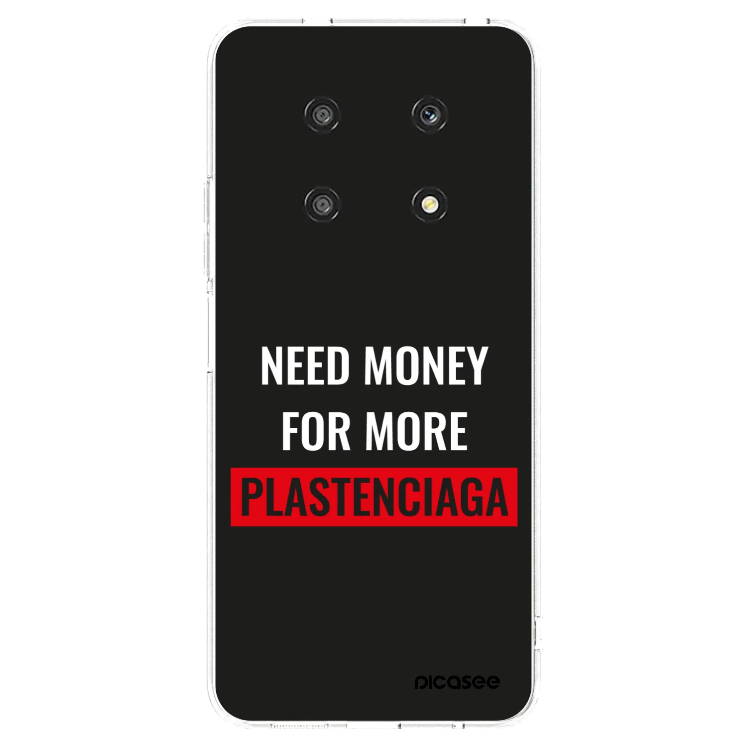 Picasee silikonski prozorni ovitek za Honor Magic4 Lite 5G - More PLASTENCIAGA