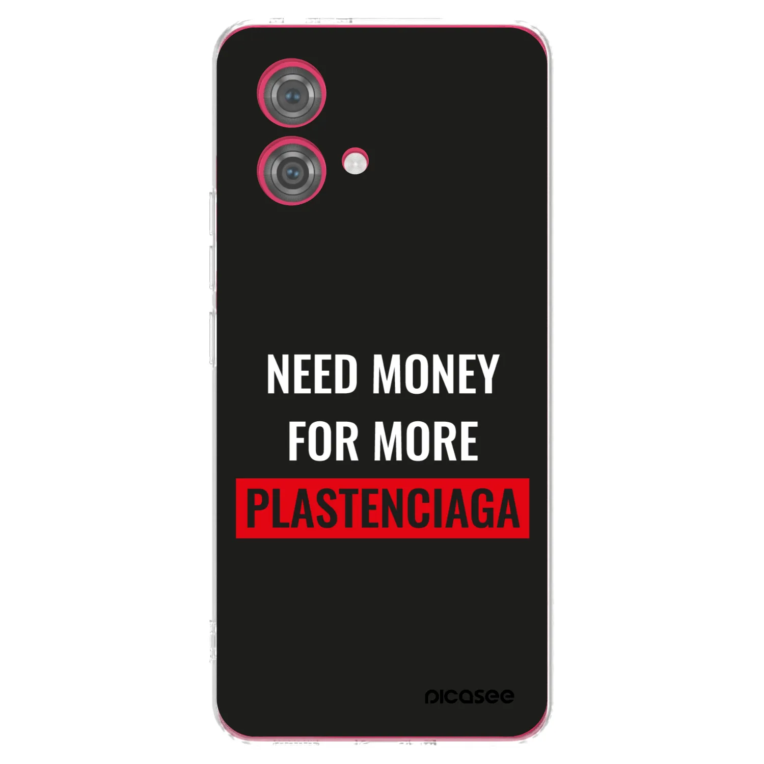 Picasee silikonski prozorni ovitek za Motorola Moto G84 5G - More PLASTENCIAGA