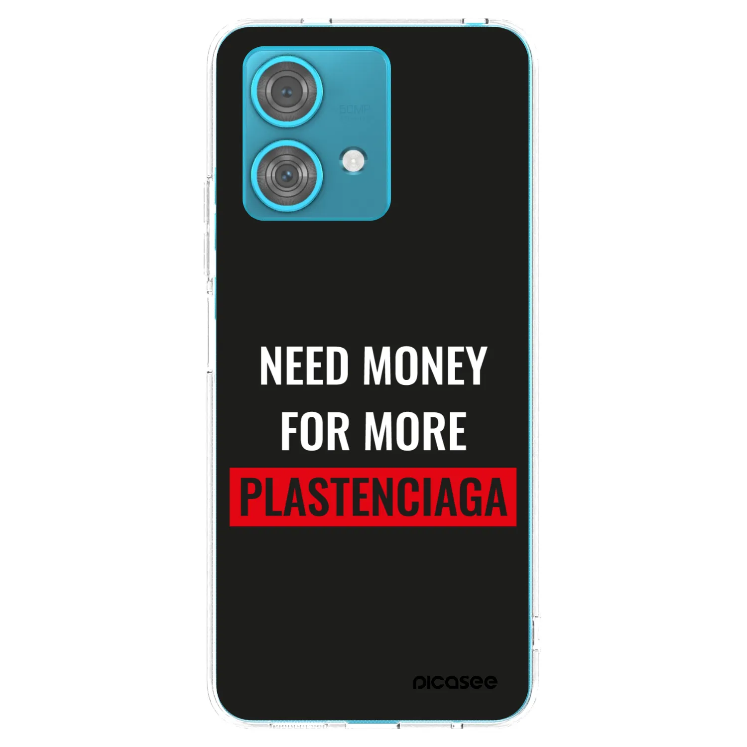 Picasee silikonski prozorni ovitek za Motorola Edge 40 Neo - More PLASTENCIAGA